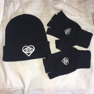 All Time Low Beanie & Fingerless Gloves